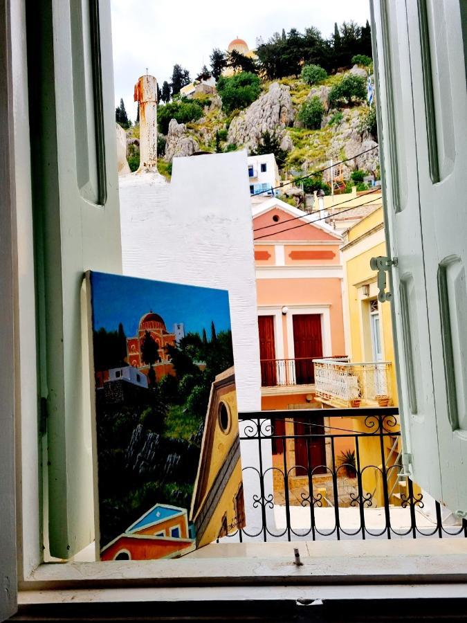 Kozas Art House, Symi Apartment Exterior foto
